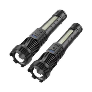 Imagem de Lanterna LED Recarregável USB-C De Alta Potência 500000LM Super Brilha