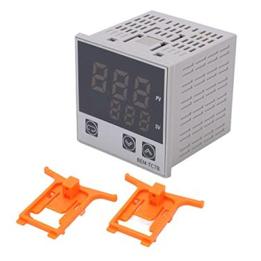 Imagem de Termostato controlador de temperatura PID digital com interruptor de alarme Controle inteligente preciso para eletrodomésticos Motores Uso industrial doméstico Material ABS (BEM-TC7B-14V)