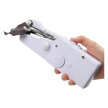 Imagem de Máquina de Costura Sem Fio Portátil à Pilha para Roupas com Agulha e Linha