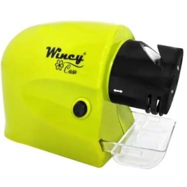 Imagem de Amolador Afiador Elétrico - Facas e Tesouras Uteensílio de Cozinha - Cor Verde - Cor Unica