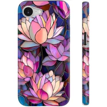 Imagem de Goodon Capa para iPhone 16e fofa, estética vintage pequena flor silvestre vermelha feminina, compatível com Magsafe, capa de telefone moderna exclusiva retrô retrô ocidental protetora fina de silicone