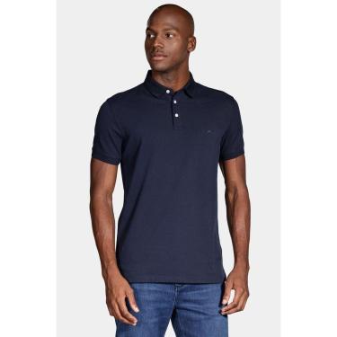 Imagem de Polo Aramis Shirt Mercerized Cotton Piquet Azul Marinho-Masculino