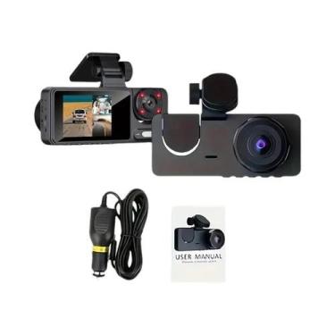 Imagem de Câmera Veicular 1080P HD WIFI Com 2/3 Câmeras, Visão Noturna, Acessóri