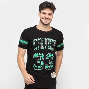 Imagem de Camiseta NBA Boston Celtics nº 33 Larry Bird Especial Mitchell & Ness Masculina-Masculino