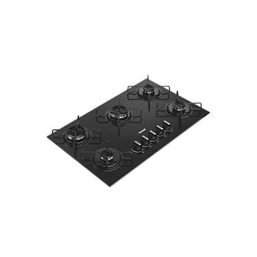 Imagem de Cooktop 5 Bocas Consul CD075BE Mesa de Vidro Grade de Aço Ferro Aramado Bivolt Preto