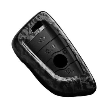 Imagem de Capa De Chave De Carro Em Estilo Fibra De Carbono ABS Para BMW X1 X3 X