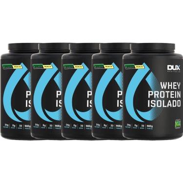 Imagem de Kit 5X Whey Protein Isolado All Natural - 900g Baunilha - Dux Nutrition-Masculino