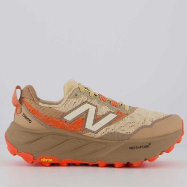 Imagem de Tênis New Balance Fresh Foam X Hierro V9 Feminino Bege e Marrom-Feminino