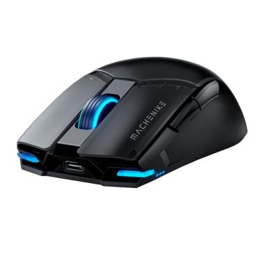 Imagem de Mouse Gamer Sem Fio Machenike M7 Pro, RGB, 26000 DPI, 6 Botões, Wireless, Preto - M720PBR-Unissex