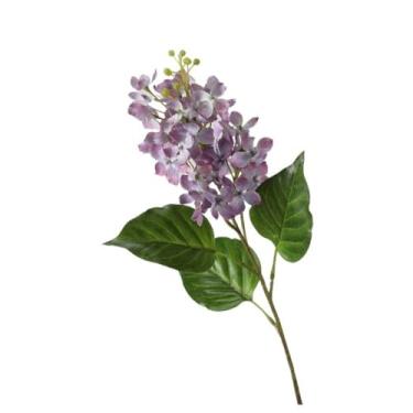 Imagem de Flores artificiais para decoração flores artificiais nórdicas hortênsias rally flor casa sala de estar exibição de casamento planta falsa arranjo de flores artificiais plantas e flores artificiais (C)