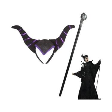 Imagem de Tiara De Maleficent Para Crianças, Acessório De Fantasia Da Rainha Mal