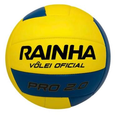 Imagem de Bola Vôlei de Quadra Rainha Pro 2.0 Microfibra Oficial, Amarelo