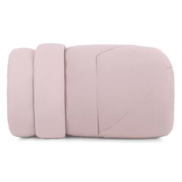 Imagem de Edredom Malha Fio Penteado 100% Algodão - Rosê Natural - Casal