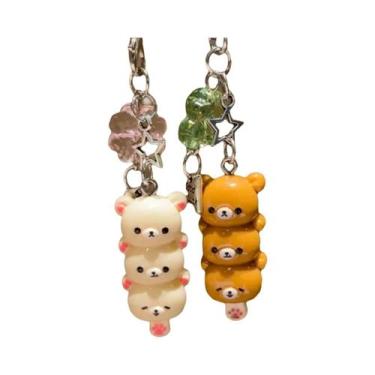 Imagem de Chaveiro De Urso Kawaii Fofo, Charme Para Telefone, Anime, Para Chaves
