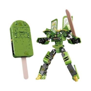 Imagem de Conjunto De Brinquedos Colecionáveis HUIQIBAO Robô De Sorvete 2 Em 1 T