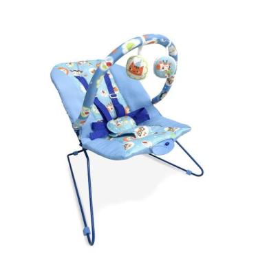 Imagem de Cadeirinha Bebe Descanso VibratÓria Musical Lite  Azul AtÉ 11kg - Tapu