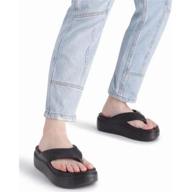 Imagem de Flatform Chinelo Alto Piccadilly Marshmallow EVA Ultra Leve, Preto, 38