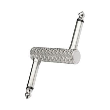 Imagem de Adaptador Acoplador De Pedal De Guitarra Tipo Z Reto Macho-Macho 6.35m