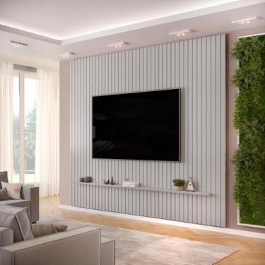 Imagem de Painel para TV até 75 Polegadas Ripado DJ Móveis Trento 275 Bali - DJ 