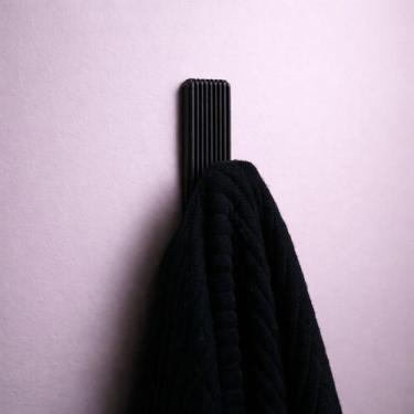 Imagem de Gancho de Parede  Cabide  Toalheiro - Tudona3d, Preto