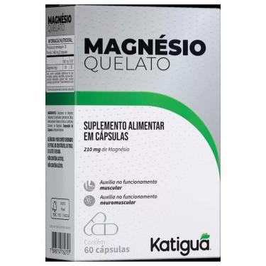 Imagem de Magnésio Quelato - 60 Cápsulas - Katiguá-Masculino