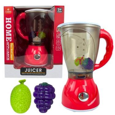 Imagem de Liquidificador Brinquedo Interativo Som Luz Helice Gira Acessórios Cas