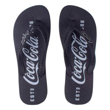 Imagem de Chinelo Adulto Masculino Coca Cola Detalhe Correia CC1315-Masculino