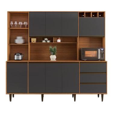 Imagem de Armário De Cozinha Completa 8 Portas 3 Gavetas Itália - BATROL IND E C