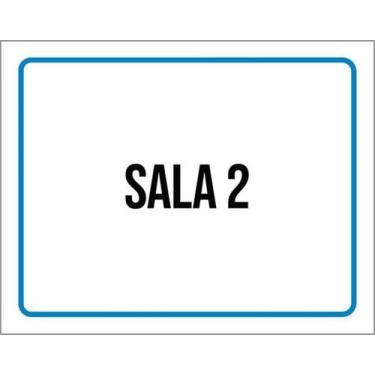 Imagem de Kit 5 Placas Setor ul Sala 2 27X35 - Sinalizo