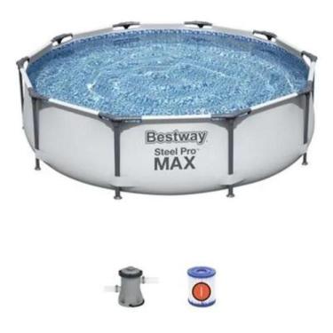 Imagem de Piscina Redonda Estrutural 4.678L Com Filtro 127V - Bestway