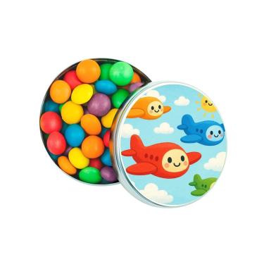 Imagem de Latinha Lembrancinha Personalizada Aviões