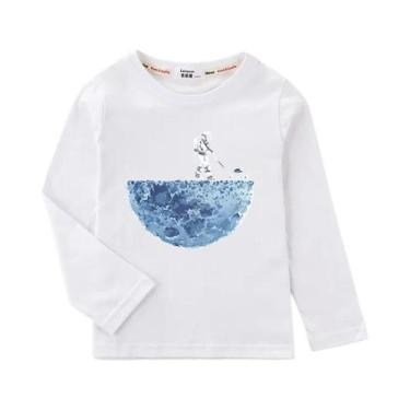 Imagem de Camiseta De Astronauta Para Meninos, Manga Comprida, Primavera, Outono