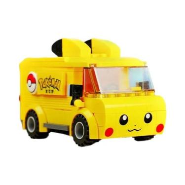 Imagem de Blocos De Montar Mini Modelo Pikachu Pokémon, Decoração De Mesa, Brinq