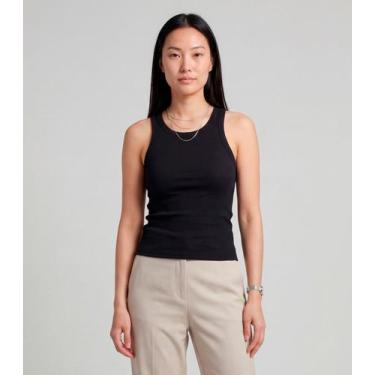 Imagem de Regata Nadador Feminina Em Poliamida Sea Surf Preto, G, Preto