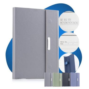 Imagem de Caderno Pautado Executiva A5 Suporte Caneta Fecho Magnético - Hxt, Cin