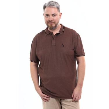 Imagem de Camisa Polo Plus Masculina Piquet Conforto