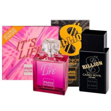 Imagem de Perfume Billion Casino Royal + It's Life - Paris Elysees 100ml
