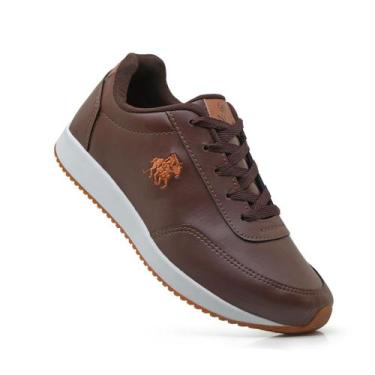 Imagem de Sapatenis Masculino Tenis Casual Polo Nog Dia a Dia Confortável Leve, 