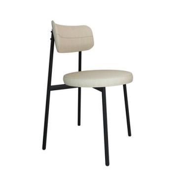 Imagem de Cadeira Kyta Fixa com 4 Pés 50 X 44,7 X 83,8 Cm com 1 Unidade - Metali