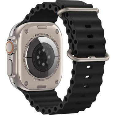 Imagem de Pulseira Silicone Oceano Compativel Apple Watch 42mm 44mm 45mm 49Mm - 