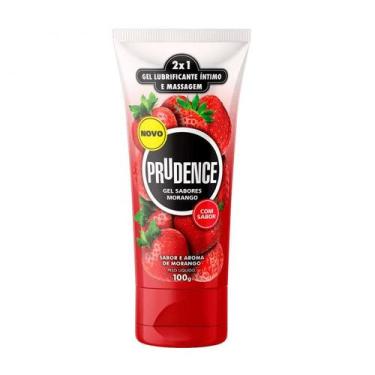 Imagem de Gel Lubrificante Íntimo Prudence Sabor Morango 100g
