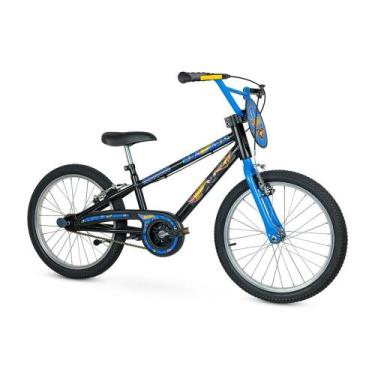 Imagem de Bicicleta Infantil - Aro 20 - Hot Wheels - Preta - Nathor