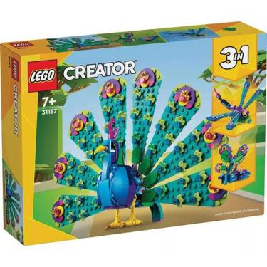 Imagem de Lego Creator 3 em 1 Pavão Exótico 355 pcs - 31157