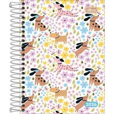 Imagem de Agenda Espiral Diária 11,7 x 16,4 cm Pepper Feminina 2026 Tilibra 9601