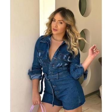 Imagem de Macacão jeans - Wendymodas 