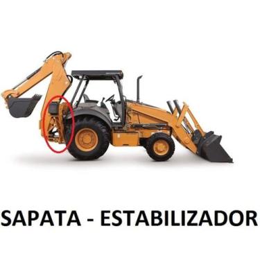 Imagem de Reparo estabilizador/ sapata retroescavadeira 580L / 580M 1543269C1 - 