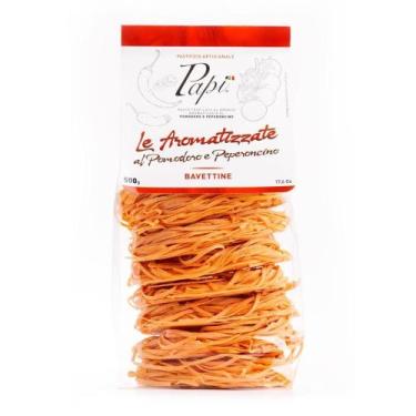 Imagem de Massa Italiana Bavettine Pomodoro E Peperoncino C/ Ovos Papi 500g