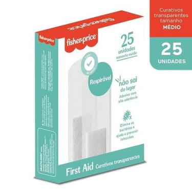 Imagem de Curativo Transparente Caixa com 25 - Fisher Price - Fisher-Price