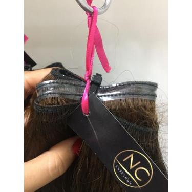 Imagem de Alongamento invisible hair colado 40/45cm 100g - Cabelo Brasileiro do 