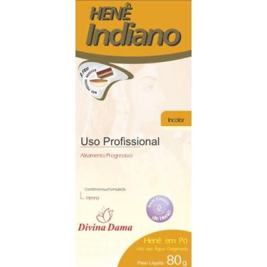 Imagem de Hene pó indiano 80g incolor divina dama